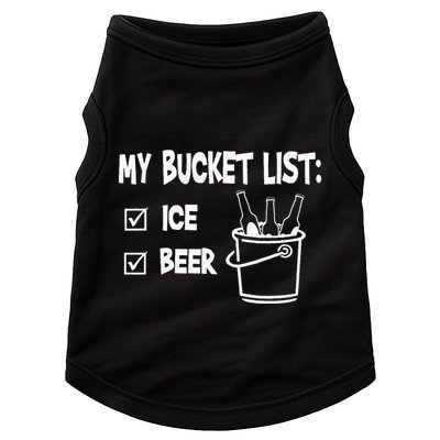 My Bucket List Ice And Beer Doggie Tank