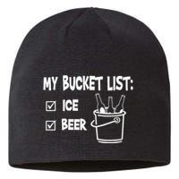 My Bucket List Ice And Beer Sustainable Beanie