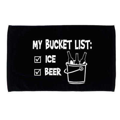 My Bucket List Ice And Beer Microfiber Hand Towel