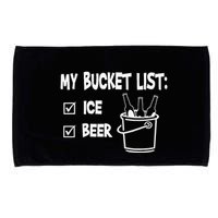My Bucket List Ice And Beer Microfiber Hand Towel