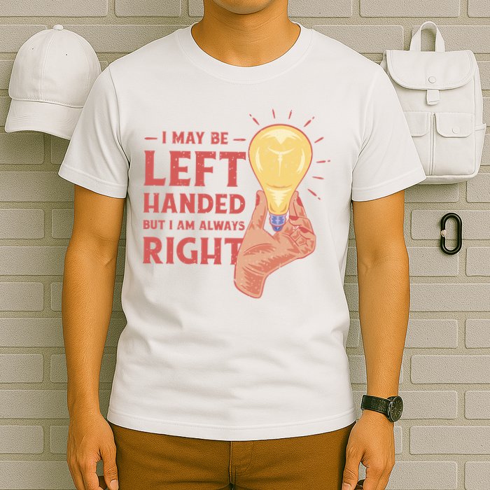 May Be Left Handed But I'm Always Right T-Shirt