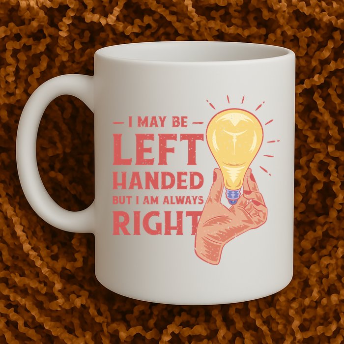 May Be Left Handed But I'm Always Right Mug