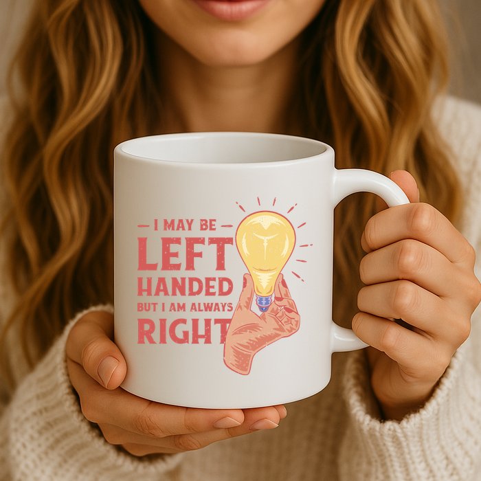 May Be Left Handed But I'm Always Right Mug