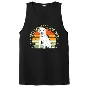 Men Best Labrador Dad Ever Retro Labrador Retriever Gifts Dog PosiCharge Competitor Tank