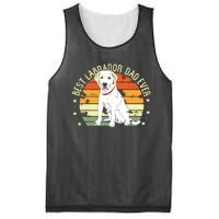 Men Best Labrador Dad Ever Retro Labrador Retriever Gifts Dog Mesh Reversible Basketball Jersey Tank