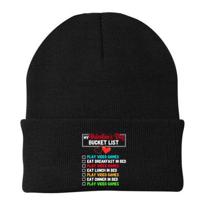 My Bucket List Funny Video Games Gamer Valentines Day Beanie