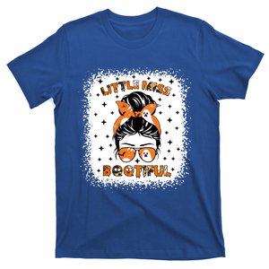 Messy Bun Little Miss Bootiful Boo Halloween Costume Cool Gift T-Shirt