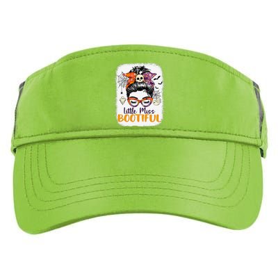 Messy Bun Little Miss Bootiful Boo Halloween Adult Drive Performance Visor