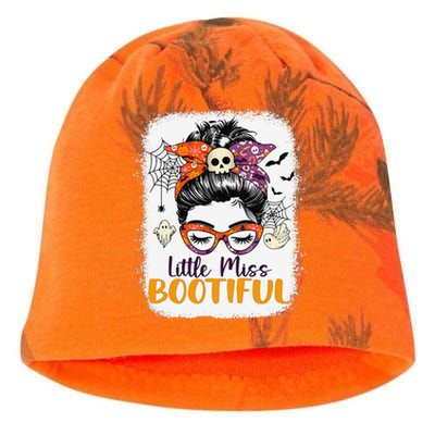 Messy Bun Little Miss Bootiful Boo Halloween Kati - Camo Knit Beanie