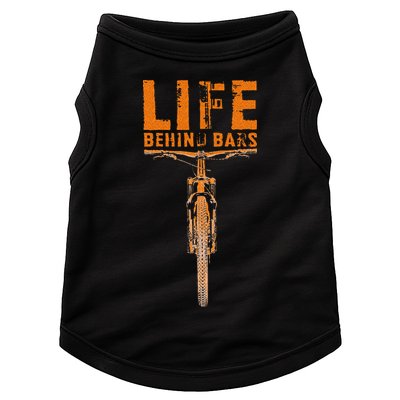 Mountain Bike Life Behind Bars Funny Biking Doggie Tank