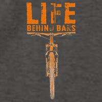 Mountain Bike Life Behind Bars Funny Biking Vector Backpack