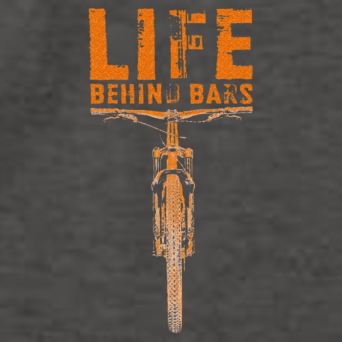 Mountain Bike Life Behind Bars Funny Biking Vector Backpack