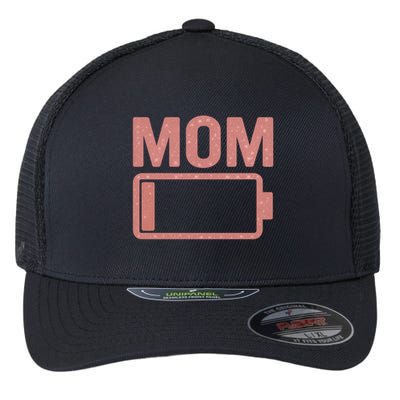 Mom Battery Level Flexfit Unipanel Trucker Cap