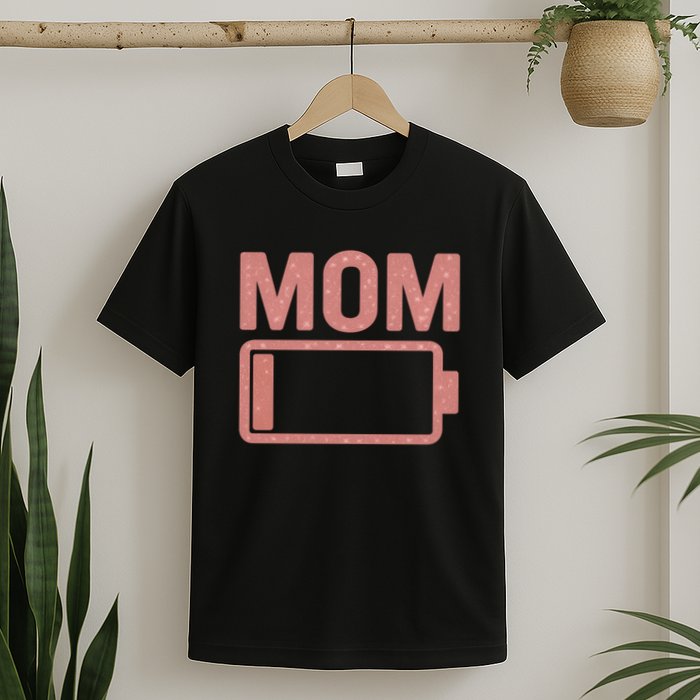 Mom Battery Level T-Shirt