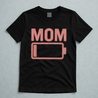 Mom Battery Level T-Shirt