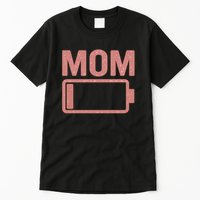 Mom Battery Level Tall T-Shirt