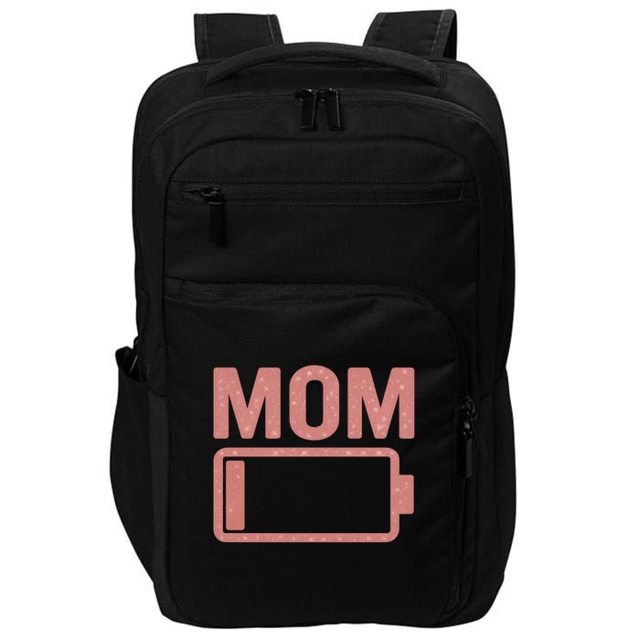 Mom Battery Level Impact Tech Backpack