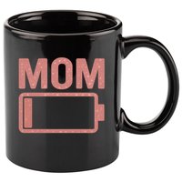 Mom Battery Level 11oz C Handle Ceramic Mug
