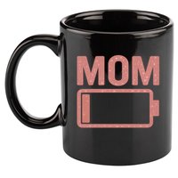 Mom Battery Level 11oz C Handle Ceramic Mug