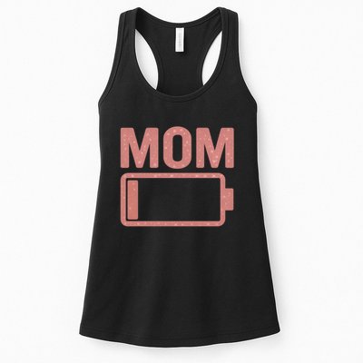 Mom Battery Level Womens Tank Top