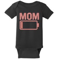 Mom Battery Level Baby Bodysuit