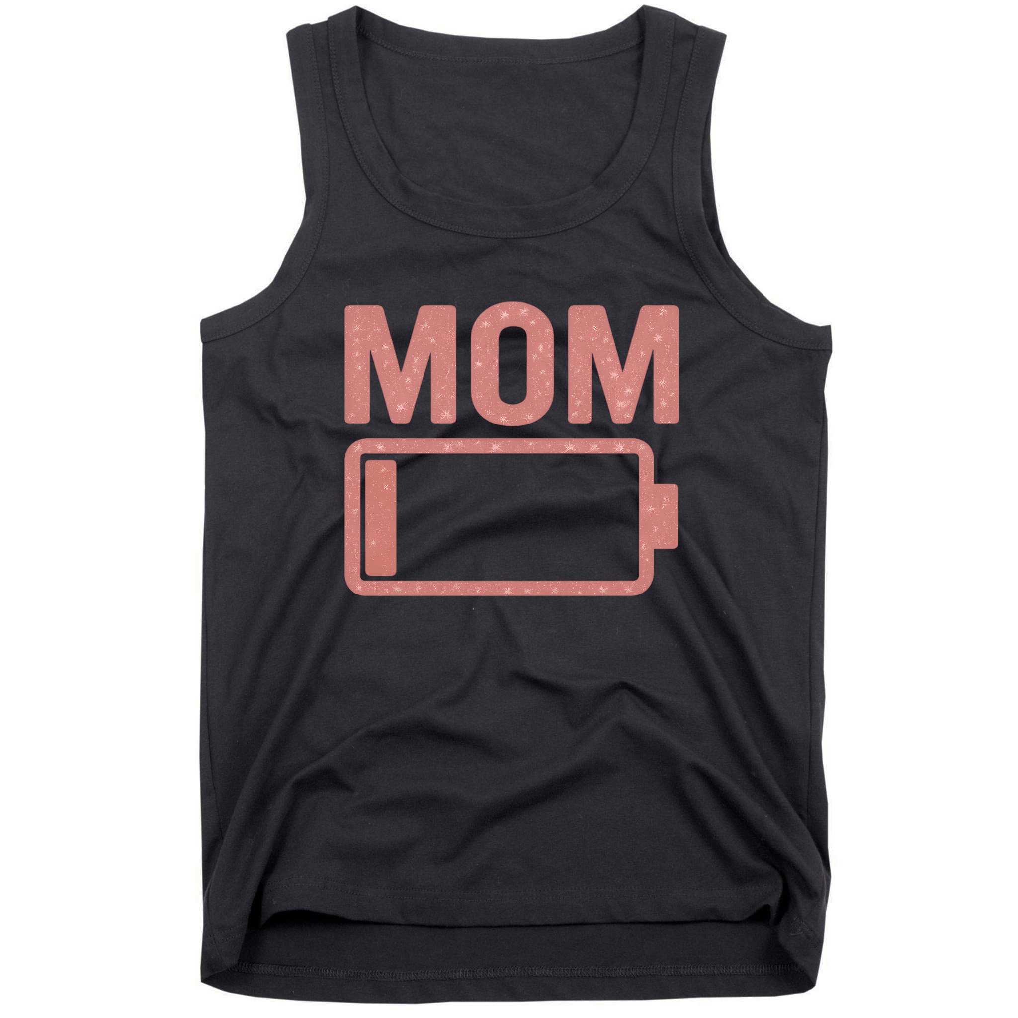 Mom Battery Level Tank Top