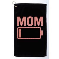 Mom Battery Level Golf Towel