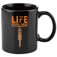 Mountain Bike Life Behind Bars Funny Biking 11oz C Handle Ceramic Mug