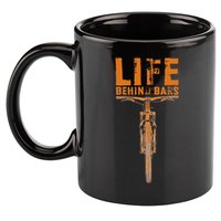 Mountain Bike Life Behind Bars Funny Biking 11oz C Handle Ceramic Mug