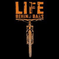 Mountain Bike Life Behind Bars Funny Biking Drawstring Bag