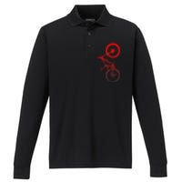 Mountain Bike MTB Performance Long Sleeve Polo