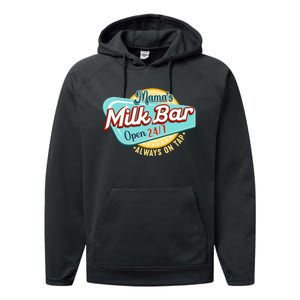 Mamas Boobery Milkshake Breast Milk Bar I Breastfeeding Performance Fleece Hoodie