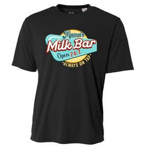 Mamas Boobery Milkshake Breast Milk Bar I Breastfeeding Cooling Performance Crew T-Shirt