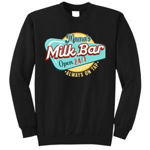 Mamas Boobery Milkshake Breast Milk Bar I Breastfeeding Sweatshirt