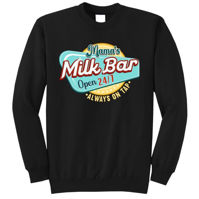 Mamas Boobery Milkshake Breast Milk Bar I Breastfeeding Sweatshirt