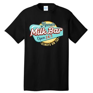 Mamas Boobery Milkshake Breast Milk Bar I Breastfeeding Tall T-Shirt