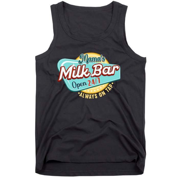 Mamas Boobery Milkshake Breast Milk Bar I Breastfeeding Tank Top