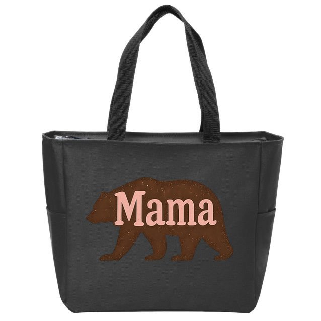 Mama Bear Zip Tote Bag