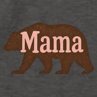 Mama Bear Vector Backpack