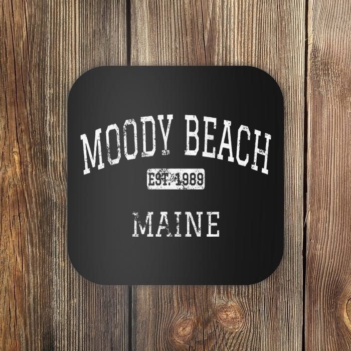 Moody Beach Maine Me Vintage Coaster