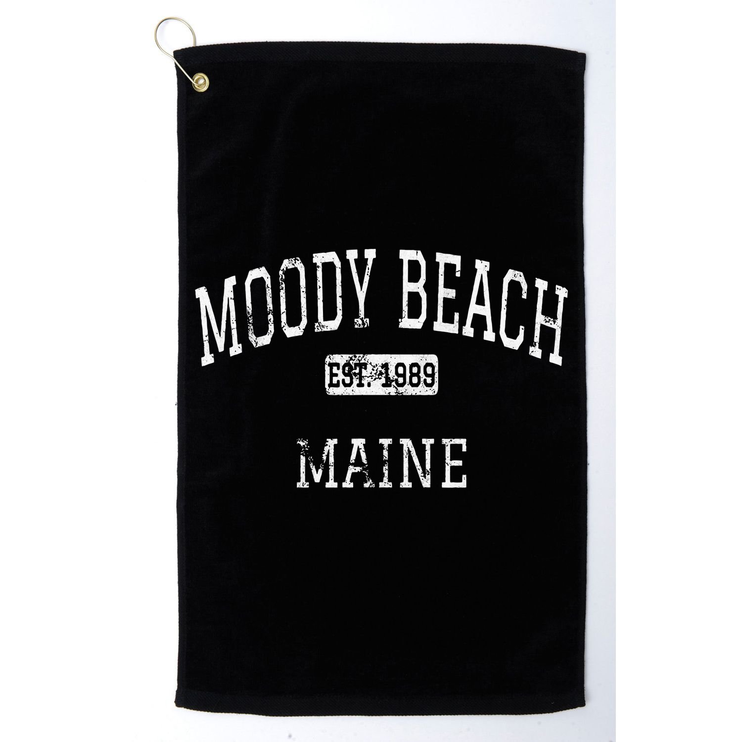 Moody Beach Maine Me Vintage Golf Towel