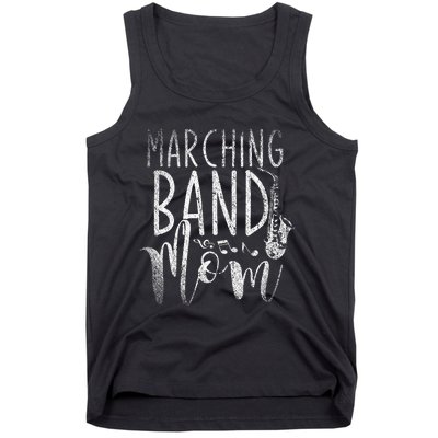 Marching Band Mom Funny Saxophonist Gift Saxophone Tank Top