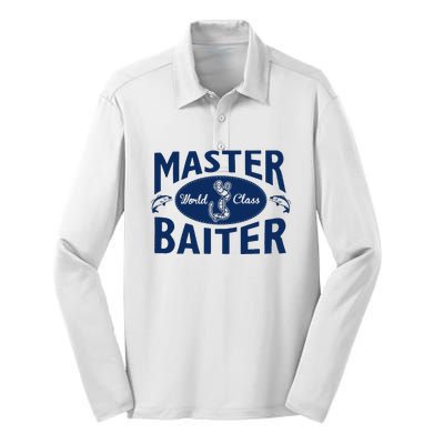 Master Baiter Silk Touch Performance Long Sleeve Polo