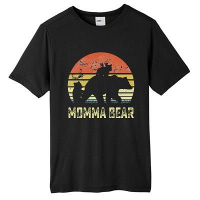 Momma Bear Matching Family Cub 2 Mother's Day Tall Fusion ChromaSoft Performance T-Shirt