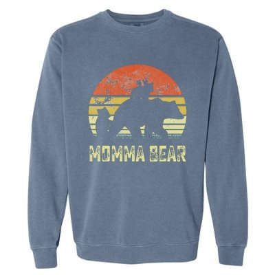 Momma Bear Matching Family Cub 2 Mother's Day Garment-Dyed Sweatshirt