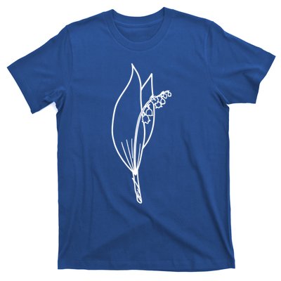 May Birth Month Flower Lily Of The Valley Minimalist Gift T-Shirt