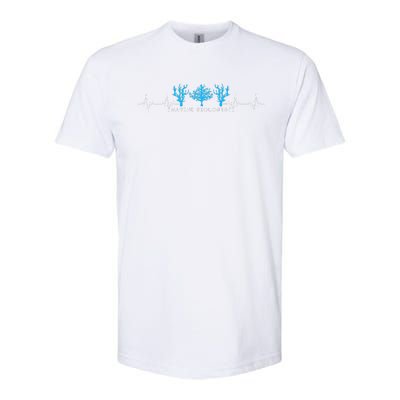 Marine Biologist Marine Biology Heartbeat Softstyle CVC T-Shirt