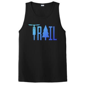 Mountain Bike Mtb Downhill Biking Cycling Biker Gift Cool Gift PosiCharge Competitor Tank