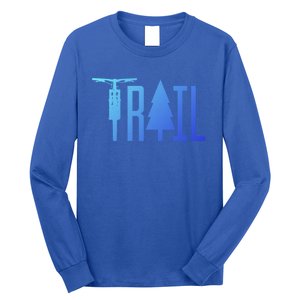 Mountain Bike Mtb Downhill Biking Cycling Biker Gift Cool Gift Long Sleeve Shirt