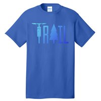 Mountain Bike Mtb Downhill Biking Cycling Biker Gift Cool Gift Tall T-Shirt